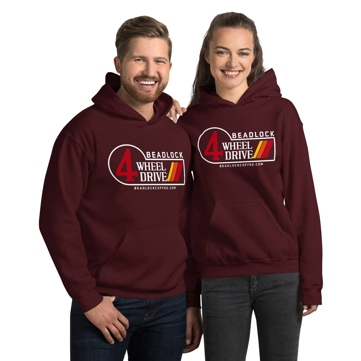 Unisex Retro Hoodie - Beadlock Coffee