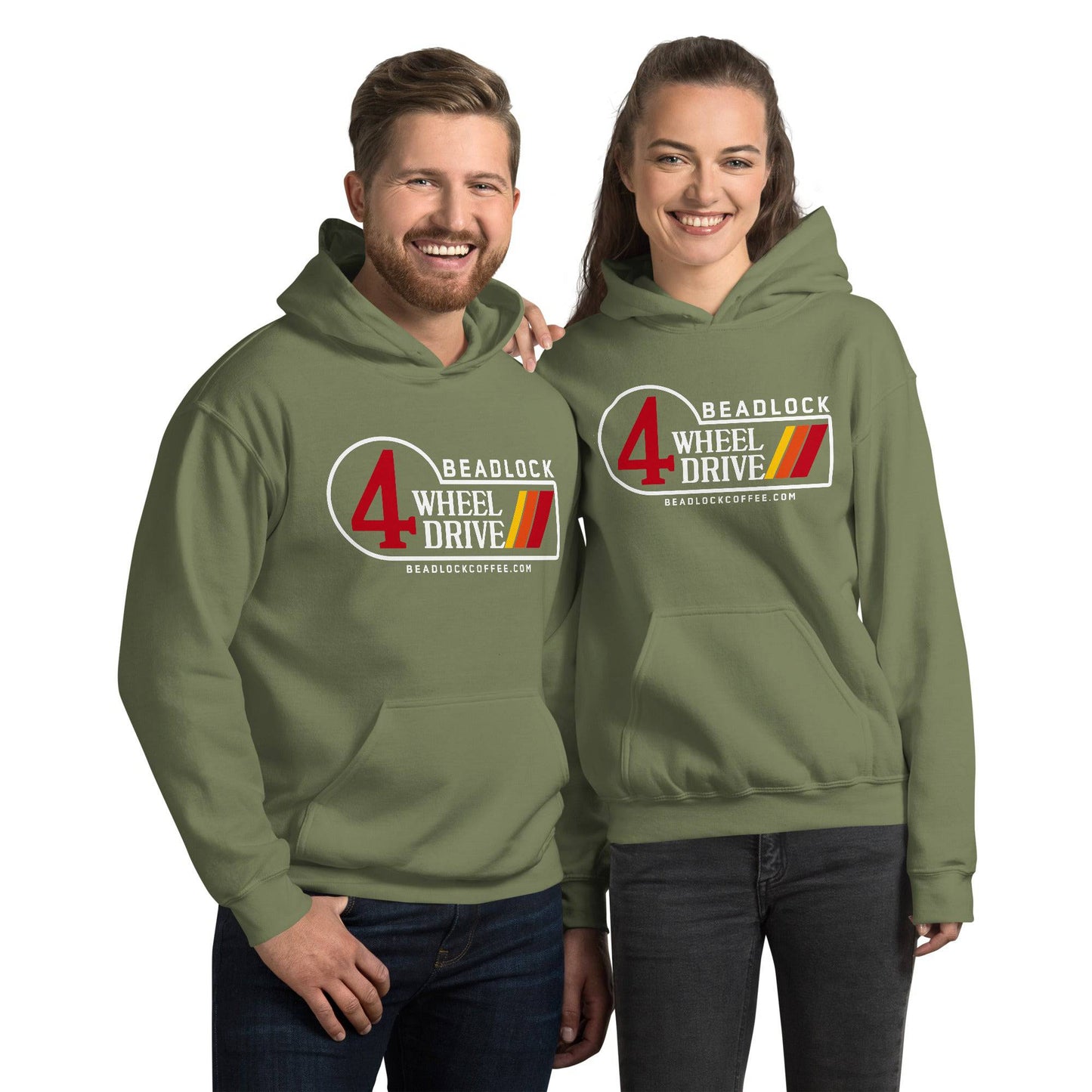Unisex Retro Hoodie - Beadlock Coffee