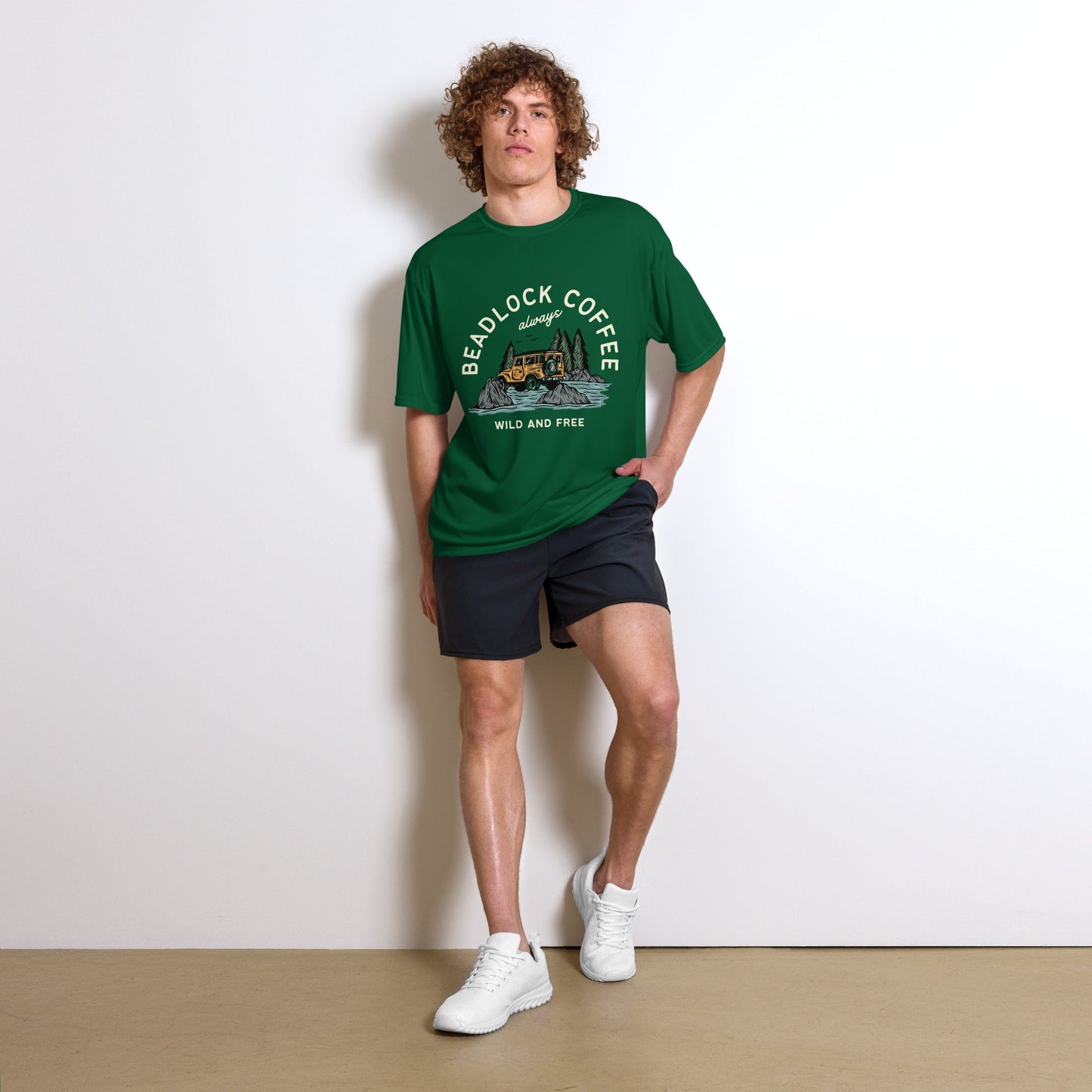 Unisex Active T-shirt - Beadlock Coffee